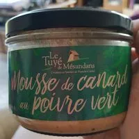 Mängden socker i Mousse de canard au poivre vert