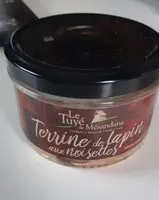 Mängden socker i Terrines de lapin aux noisettes