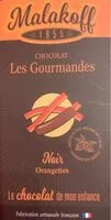 Mängden socker i Chocolat Noir Orangettes