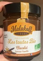 Mängden socker i Les toutes Bio - chocolat saveur vanille