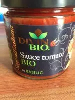 Mängden socker i Sauce tomate bio au basilic