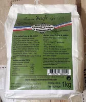 Mängden socker i Farine de seigle type 170