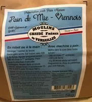 Mängden socker i Pain de mie - viennois (preparation pour brioche)