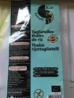 Mängden socker i Tagliatelles thaïes de riz