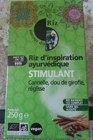 Mängden socker i Riz d'inspiration ayurvédique Stimulant