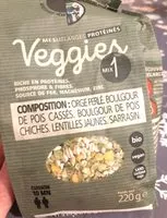 Mängden socker i Mes mélanges proteinés veggies