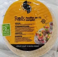 Mängden socker i Rolls Feuilles de riz complet
