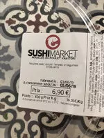 Socker och näringsämnen i Sushi marketing carrefour