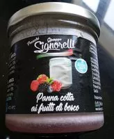 Mängden socker i Panna Cotta ai frutti di bosco