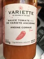 Mängden socker i Sauce Tomate Bio De Variete Ancienne Andine Cornue