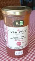 Mängden socker i Confiture de tomates bio rouge