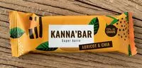 Mängden socker i Kanna'bar abricot chia