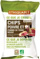 Mängden socker i Chips Poivre et sel