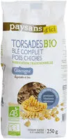 Mängden socker i Torsades bio blé complet pois chiches