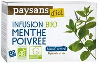 Mängden socker i Infusion Bio Menthe Poivrée
