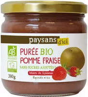 Mängden socker i Purée bio Pomme Fraise