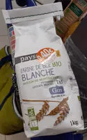 Mängden socker i Farine de blé bio blanche