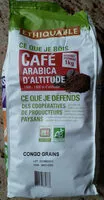 Mängden socker i Café Arabica d'altitude Congo Grains