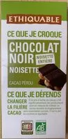 Mängden socker i Ethiquable - Chocolat noir noisette