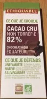 Mängden socker i Cacao cru 82%