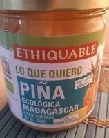 Mängden socker i Piña ecológica madagascar