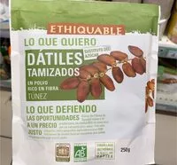 Mängden socker i Dátiles tamizados