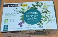 Mängden socker i Infusion du massif cental agriculture paysanne