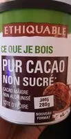 Mängden socker i Pur cacao non sucré