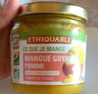 Mängden socker i Compote mangue goyave pomme