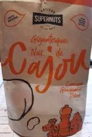 Mängden socker i Gigantesque noix de cajou - curcuma, gingembre, poivre