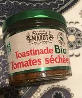 Mängden socker i Toastinade Bio Tomates séchées
