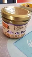 Mängden socker i Aile de raie Câpres et curcuma