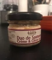 Mängden socker i Duo de saumons crème et citron vert