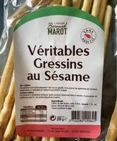 Mängden socker i Gressins au sesame
