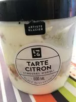 Mängden socker i Glace tarte citron