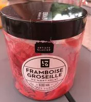 Mängden socker i Sorbet tordant Framboise Groseille
