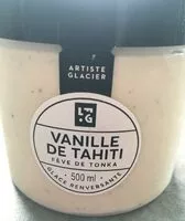 Mängden socker i Glace à la vanille de Tahiti