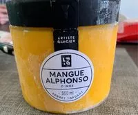 Mängden socker i Mangue Alphonso - Sorbet fondant
