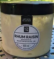 Mängden socker i Rhum raisin - Glace renversante