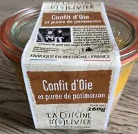 Mängden socker i Confit d’oie et puree de potimarron