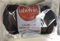 Mängden socker i 2 muffins pepite chocolat