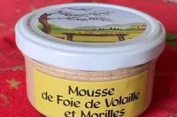 Mängden socker i Mousse de foie de volaille et morilles