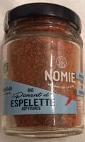 Mängden socker i Piment d’espelette