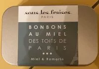 Mängden socker i Bonbons au miel des toits de paris