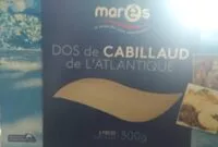Mängden socker i Dos de cabillaud de l'Atlantique