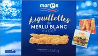 Mängden socker i Aiguillettes de merlu blanc