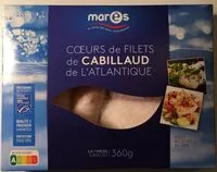 Mängden socker i Coeurs de filets de cabillaud de l’Atlantique