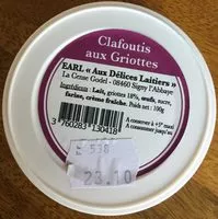 Mängden socker i Clafoutis aux griottes