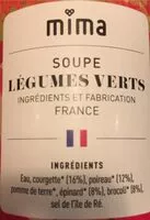 Mängden socker i SOUPE LEGUMES VERTS