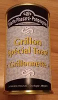 Mängden socker i Grillon spécial toast «Grillonnette»